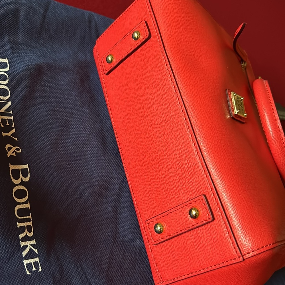 Dooney & Bourke Saffiano Zip Satchel - Picture 2 of 7